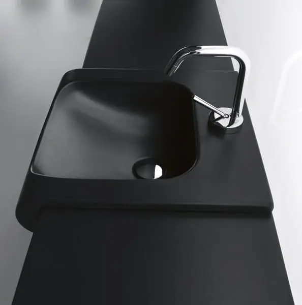 INKA Blat ceramiczny 32x35,5 cm czarny mat 341731