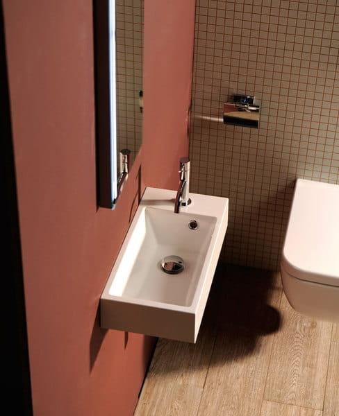 ARIANA Umywalka kompozytowa prawa 50x25 cm SM016