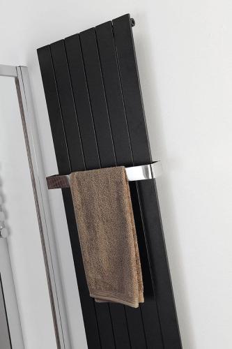 COLONNA Grzejnik łazienkowy dekoracyjny łupkowy ze strukturą czarny 910 W 450x1800 mm IR147 - detal