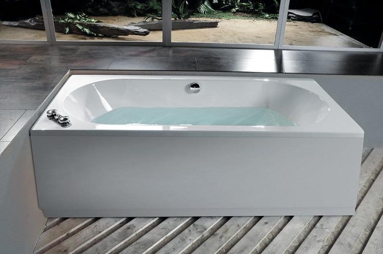 ASTRA B Wanna akrylowa prostokątna 165x75 cm 32611 widok od frontu