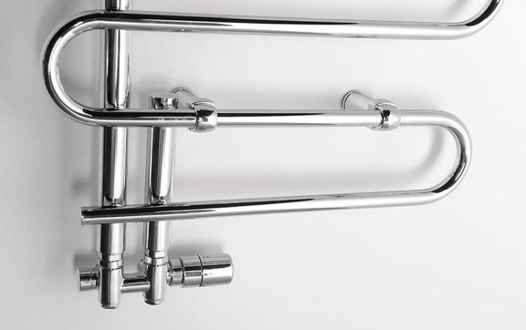 CARISMA Grzejnik łazienkowy dekoracyjny chrom 210 W 500x1000 mm 1801-14 - przyłącze