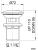 MINIMAL Korek do umywalek z przelewem UP&DOWN MI057