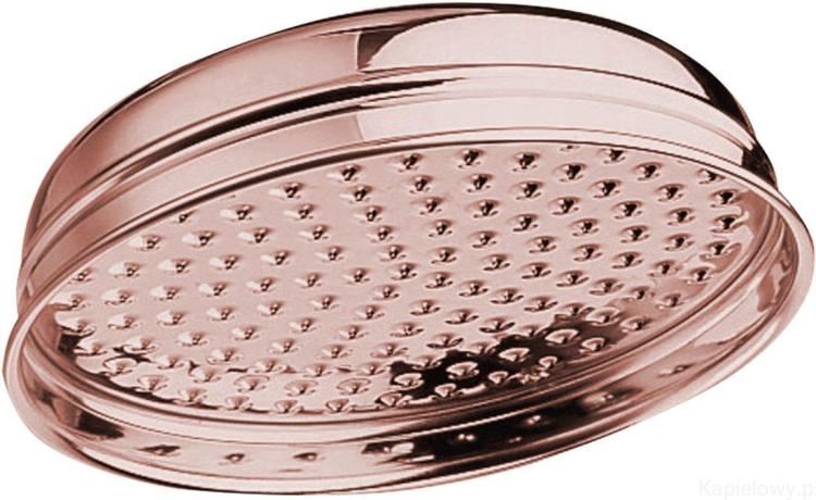 ANTEA Deszczownia okrągła retro, różowe złoto o średnicy 20 cm SOF2007