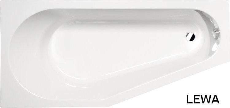 TIGRA Wanna akrylowa asymetryczna 170x80 cm (lewa) 90111