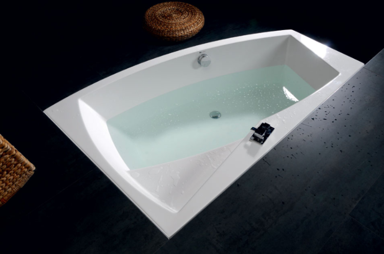 EVIA Wanna akrylowa asymetryczna 170x100 cm (prawa) 22611 z góry