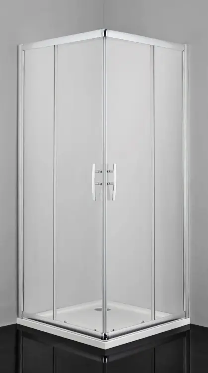 PRO-LINE Kabina prysznicowa narożna prostokątna 80x90x200 cm szkło czyste B80CB90C