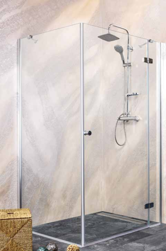 SYMPHONY Kabina prysznicowa narożna prostokątna, prawa 100x80x195 cm M12101RMF80KN