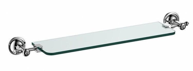 ASTOR Półka szklana 650 mm chrom 1325-15