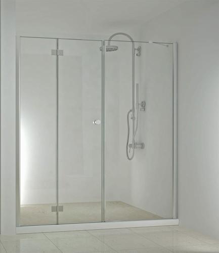 SMARTFLEX Drzwi prysznicowe do wnęki składane, lewe 190x195 cm D1290FLD11100