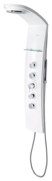 LUK Panel prysznicowy z termostatem 130x25 cm, montaz naścienny 80312