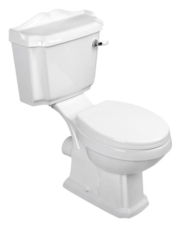 ANTIK kompakt WC ceramiczny, odpływ poziomy AK107