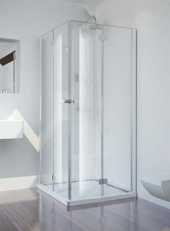 SMARTFLEX Kabina prysznicowa narożna prostokątna 90x100x195 cm D1290FLD12101FRKNFF