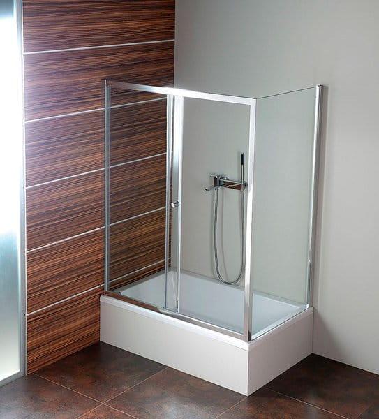 DEEP Brodzik akrylowy prostokątny wysoki 120x75 cm 71564 w rogu