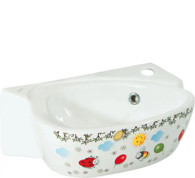 KID Umywalka ceramiczna dla dzieci 39x29 cm CK035-FF