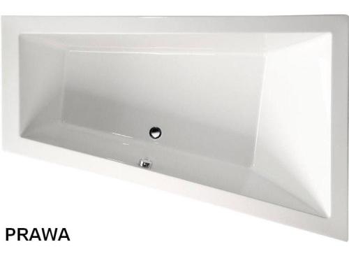 TRIANGL Wanna akrylowa asymetryczna 180x120 cm (prawa) 20611