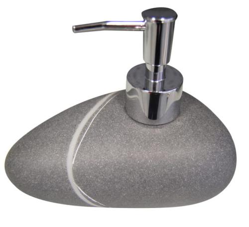 LITTLE ROCK Dozownik do mydła stojący 200 ml Dark 22190507