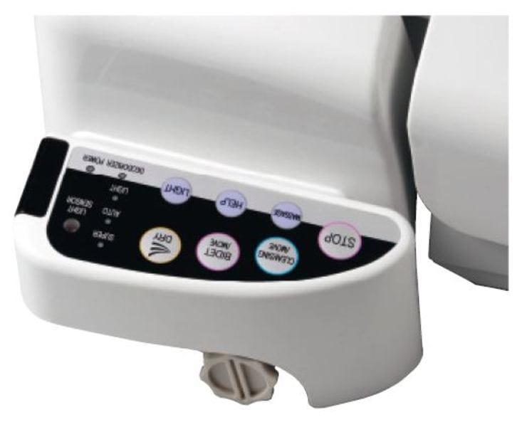Deska WC wolnoopadająca z funkcją bidetu sterowana elektronicznie NB-R770D sterowanie