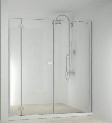 SMARTFLEX Drzwi prysznicowe do wnęki skrzydłowe lewe 180x195 cm D1280LD11100