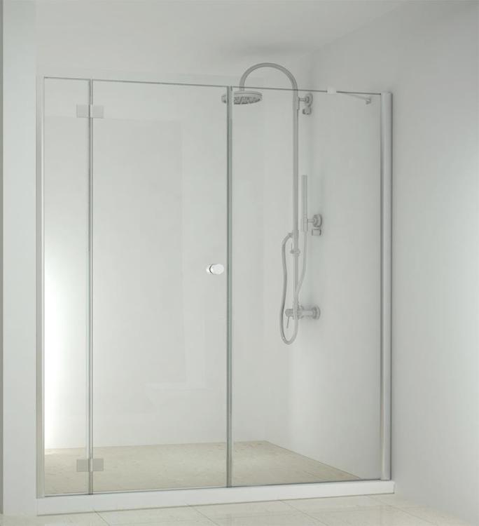 SMARTFLEX Drzwi prysznicowe do wnęki skrzydłowe lewe 180x195 cm D1280LD11100