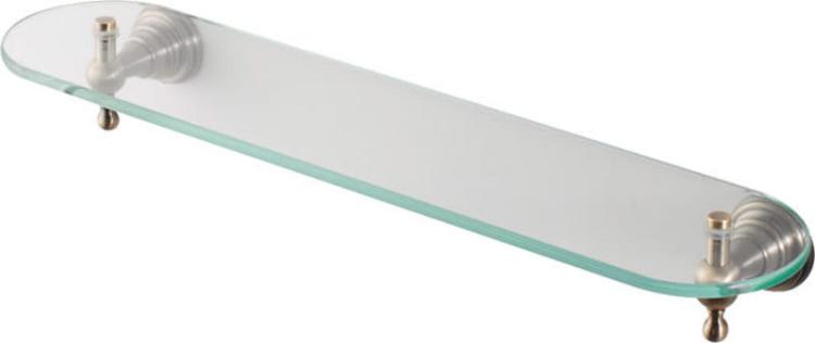 DIAMOND Półka szklana retro 50 cm brąz 1318-15