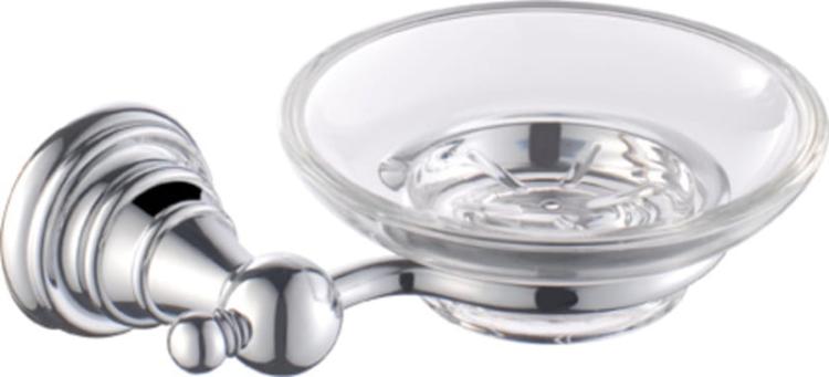 DIAMOND Mydelniczka szklana retro chrom połysk 1317-02