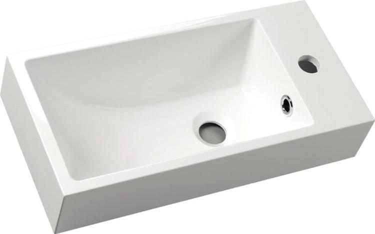 ARIANA Umywalka kompozytowa prawa 50x25 cm SM016
