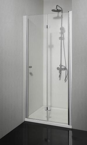 SMARTFLEX Drzwi prysznicowe do wnęki składane prawe 100x195 cm D12101FR