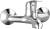 AQUALINE 35 bateria wannowa ścienna, chrom połysk 52158