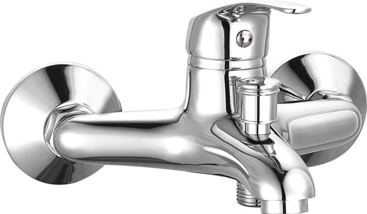AQUALINE 35 bateria wannowa ścienna, chrom połysk 52158