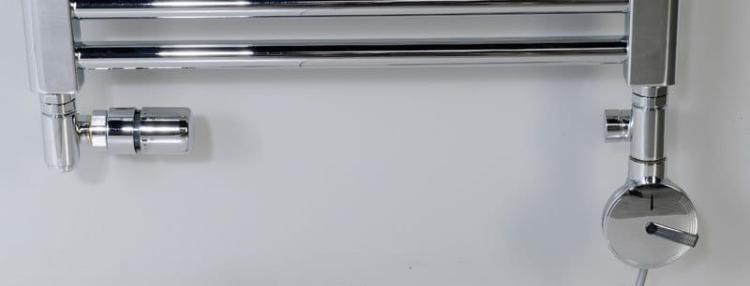 CORNER COMBI zestaw zaworów grzejnikowych 1/2, lewy, kątowy z termostatem, stal nierdzewna CP3521S - widok