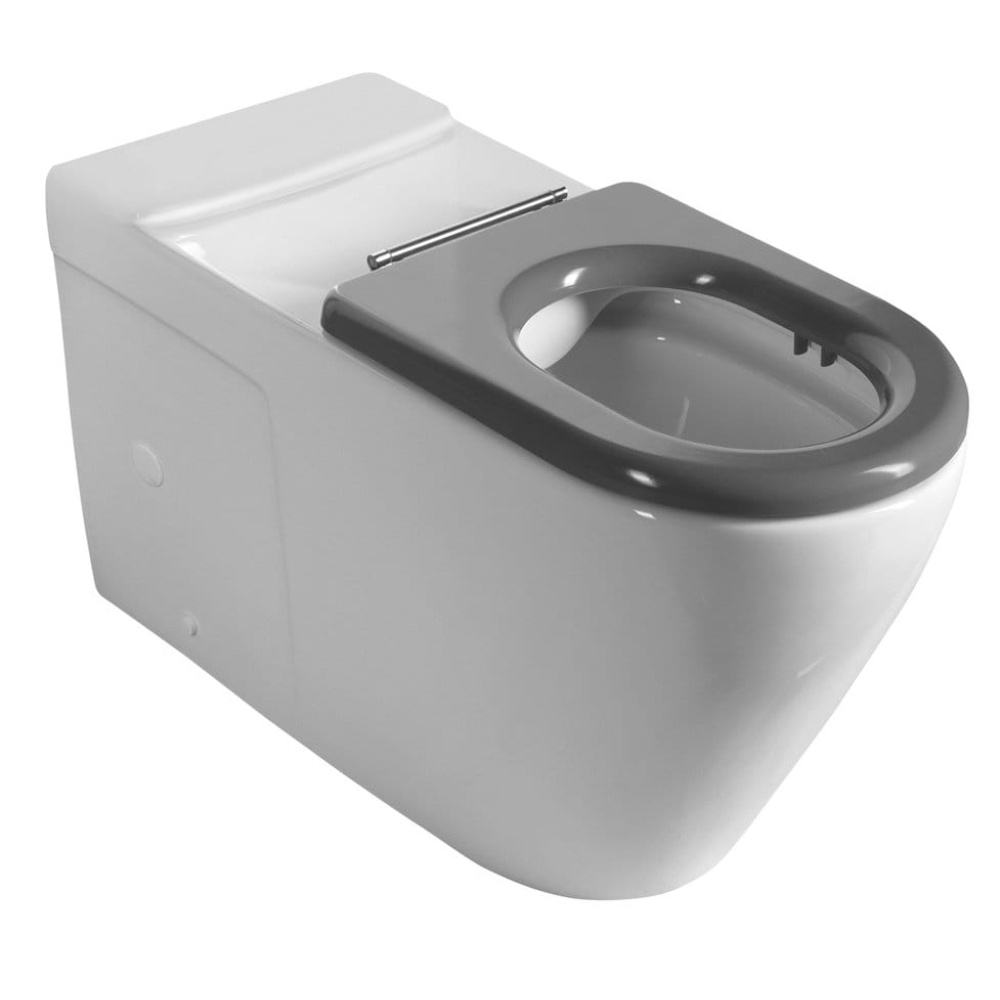 MEDIC RIMLESS misa do kompaktu WC, odpływ poziomy/pionowy, biały MC102-111